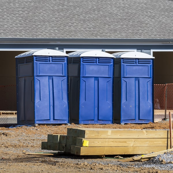 what is the maximum capacity for a single portable toilet in Buena Vista Wisconsin